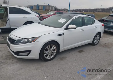 2013 Kia Optima Ex z USA, uszkodzony, nr VIN 5XXGN4A75DG102515